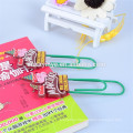 customized funny paper book hanging clip